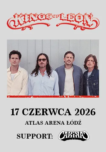 Cari Cari supportem przed koncertem Kings of Leon w Łodzi